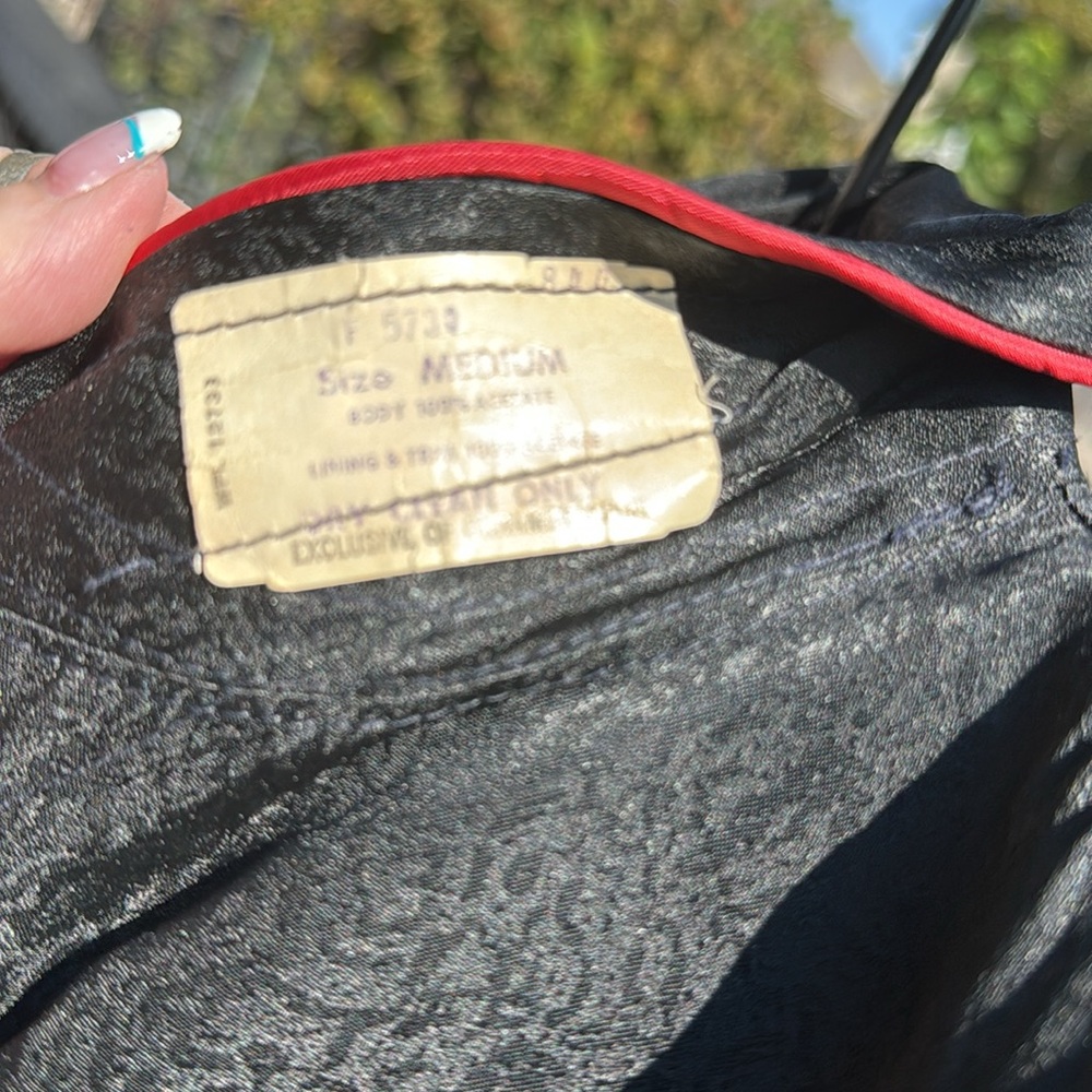 NOS Vintage Enro Idle Hour Lounge Togs Black Red Smoking Jacket Robe M USA Made - Picture 9 of 13
